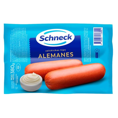 Salchichas Alemanes SCHNECK x 4 Un - 380 g