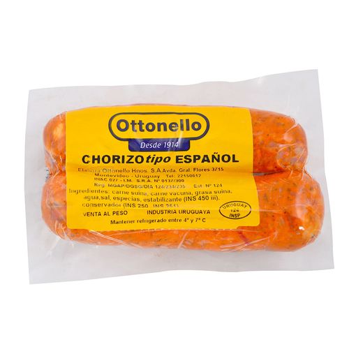 Chorizo Español OTTONELLO al vacío x 300 g