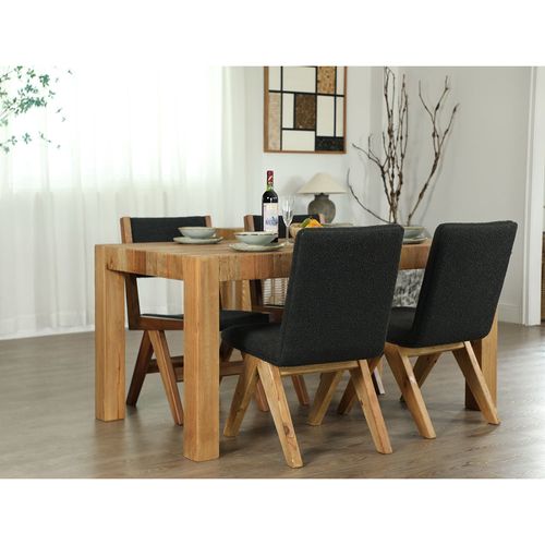 Mesa de comedor rectangular en madera160x85x76 cm