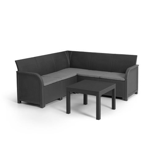 Juego esquinero Rosalie con almohadones