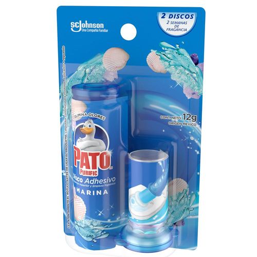 Desodorante inodoro PATO discos activos marina 12g