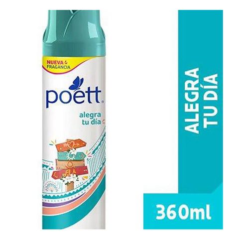 Desodorante ambiente POETT alegrá tu día 360 ml