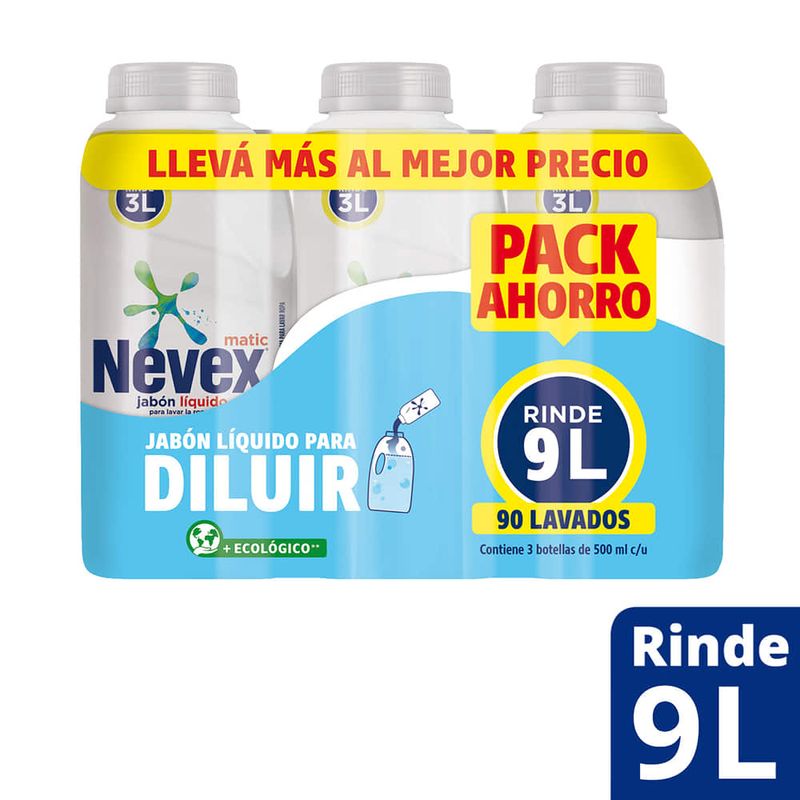 Pack-x-3-detergente-liquido-NEVEX-para-diluir-500-cc-0