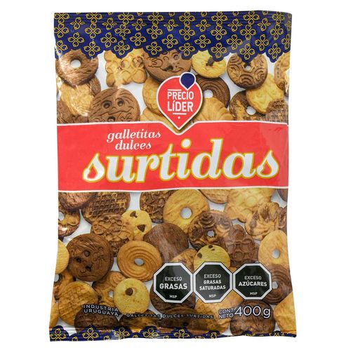 Galletitas surtidas PRECIO LÍDER 400 g