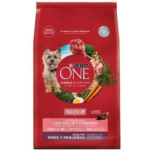 Alimento ONE adulto mini/peq pollo y cordero 2 kg