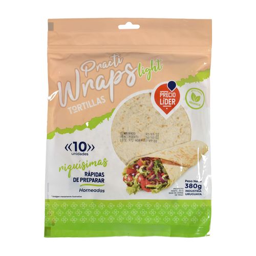 Tortilla PRECIO LÍDER light 380 g