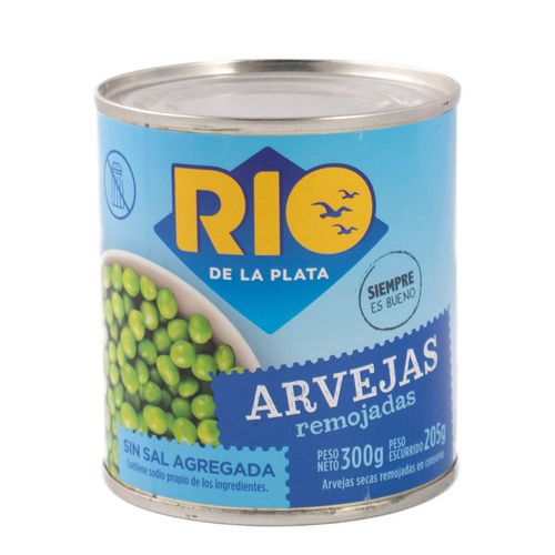 Arvejas RIO DE LA PLATA sin sal 300 g