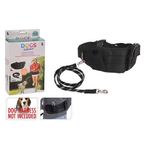Cinto de paseo para perro con correa