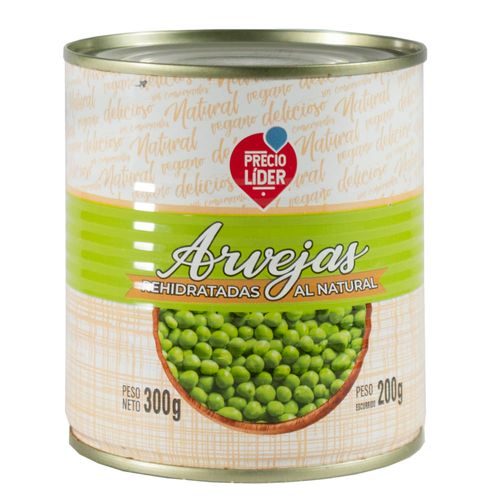 Arvejas rehidratadas PRECIO LÍDER 300 g