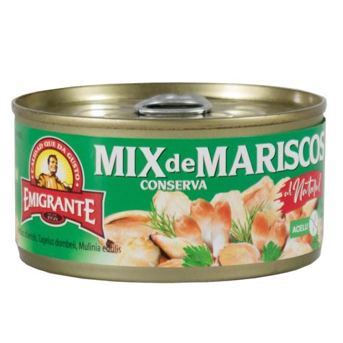 Mix de mariscos al natural EMIGRANTE 190 g