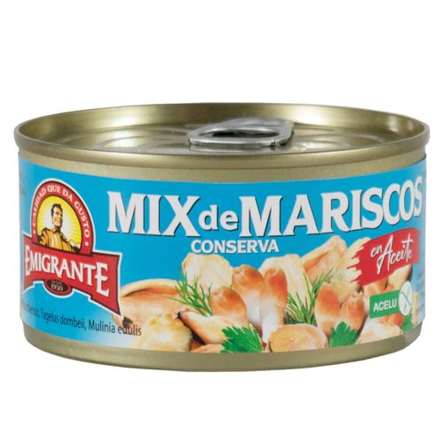 Mix de mariscos al aceite EMIGRANTE 190 g