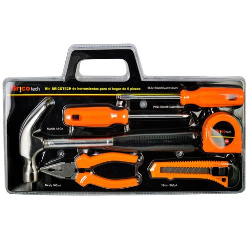 Juego de herramientas BRICOTECH 6 piezas
