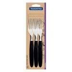 Set-x3-tenedores-acero-inoxidable-mango-negro-TRAMONTINA-1