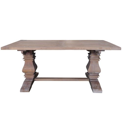 Mesa de comedor en madera Olmo 180x90x77 cm
