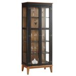 Cristalera-2-puertas-35x73x180-cm-MDF-negro-0