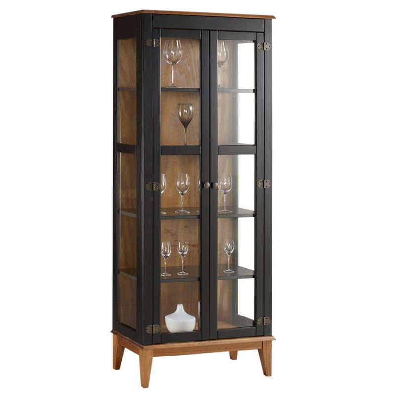 Cristalera-2-puertas-35x73x180-cm-MDF-negro-0