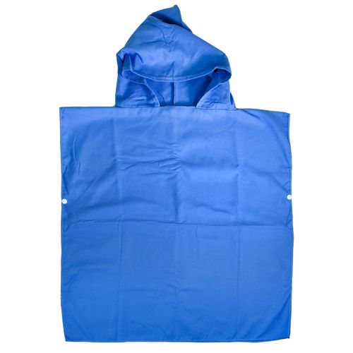 Bata poncho infantil celeste