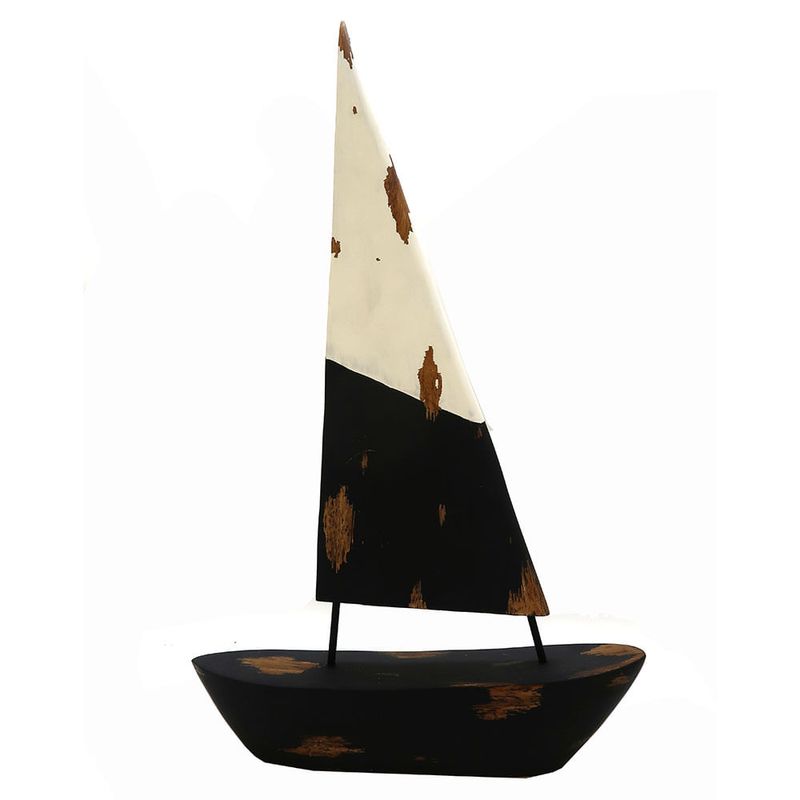 Velero-en-madera-36x58-cm-negro-con-blanco-0