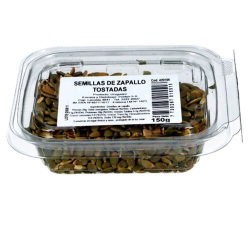 Semilla de zapallos tostadas sin sal 150 g