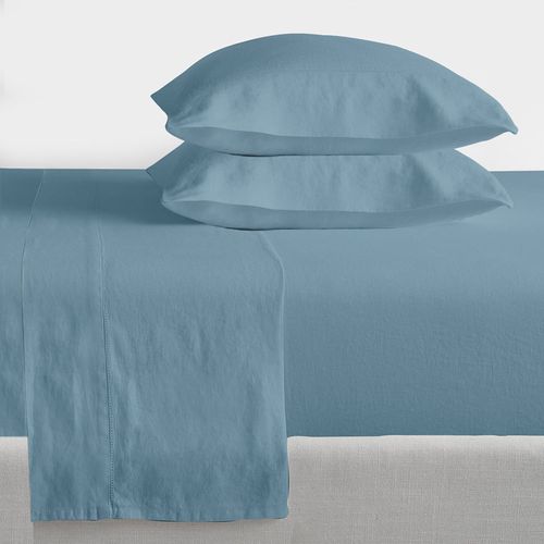 Juego de sabanas HOME Full Microfibra azul