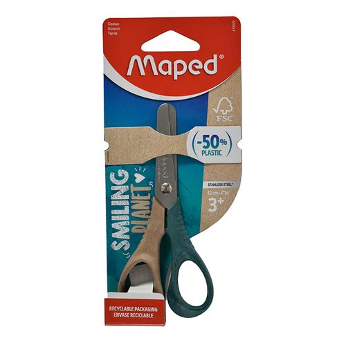 Tijera MAPED Smiling Planet 12 cm