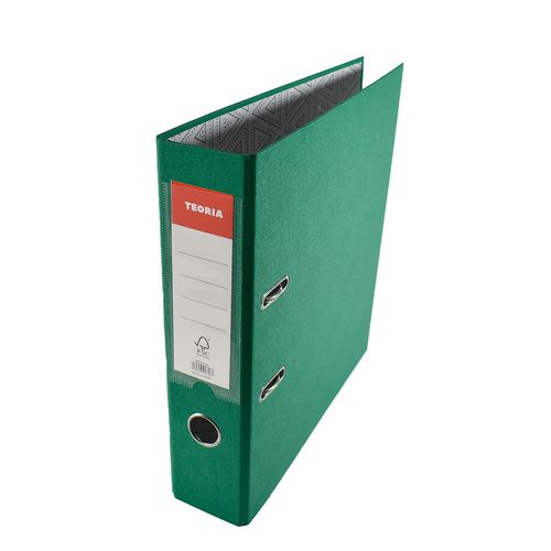 Bibliorato plastificado A4 lomo ancho verde