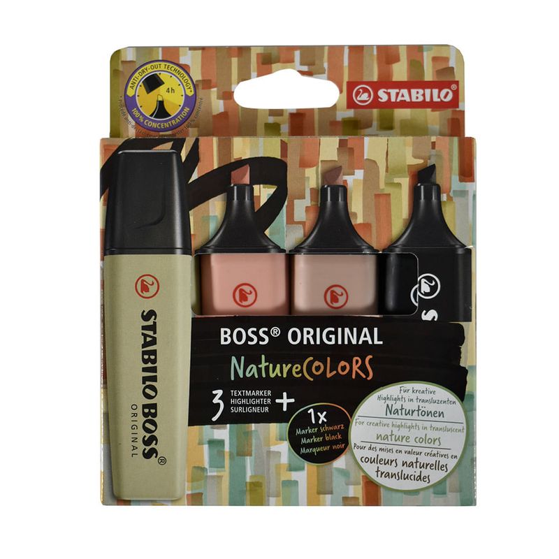 Resaltador-STABILO-Boss-Nature-Colors-4-unidades-0