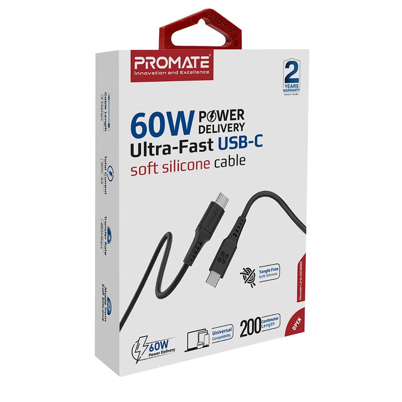 Cable-PROMATE-Powerlink-CC200-USB-C-USB-C-12-m-60W-2