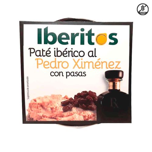 Paté ibérico Ximenez IBERITOS sin gluten 70 g