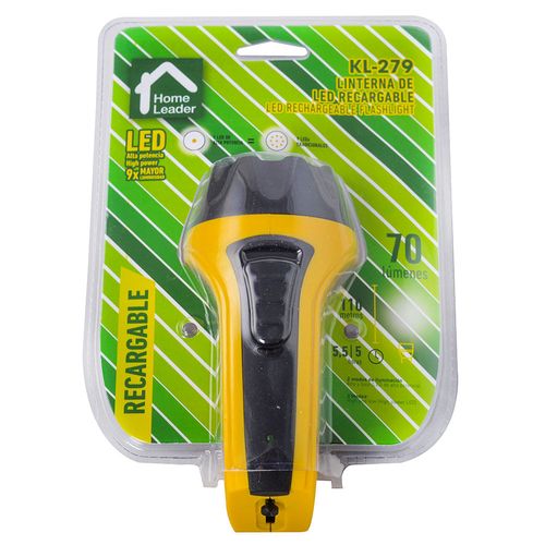 Linterna HOME LEADER led recarga 1 led 0.5 W 4v500 m