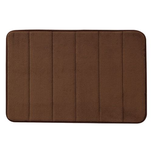 Alfombra para baño 40x60 cm marrón