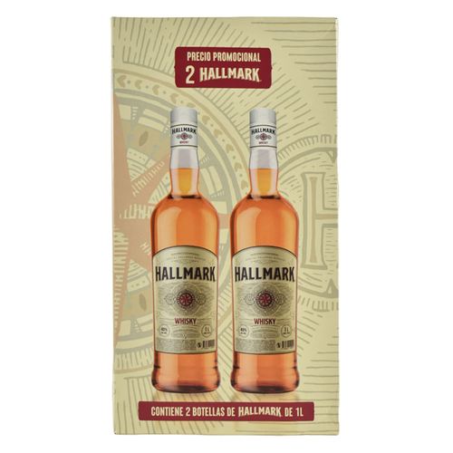 Whisky HALLMARK 1 L Pack x 2