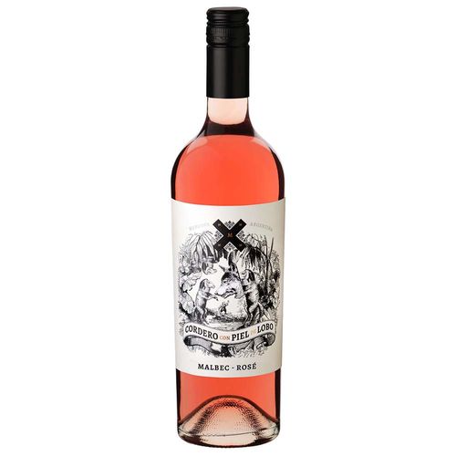 Vino malbec rose CORDERO CON PIEL DE LOBO 750 cc