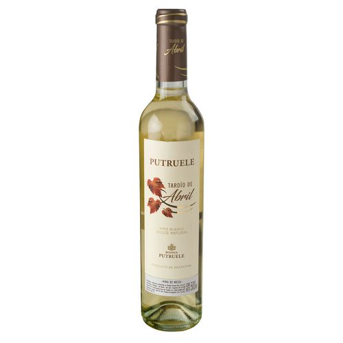 Vino blanco dulce natural tardio de Abril PUTRUELE