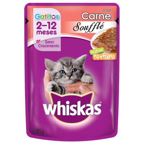 Alimento para gatos WHISKAS gatitos souffle 85 g