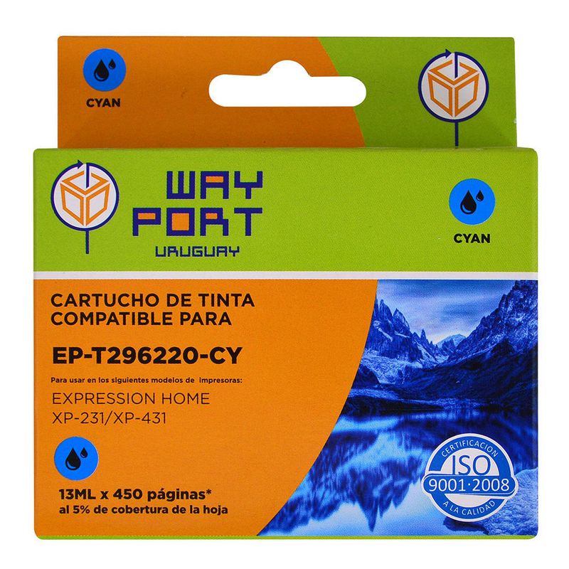 Cartucho-WAY-PORT-para-Epson-Mod-XP231-t296220-13ml-cy-xl-0