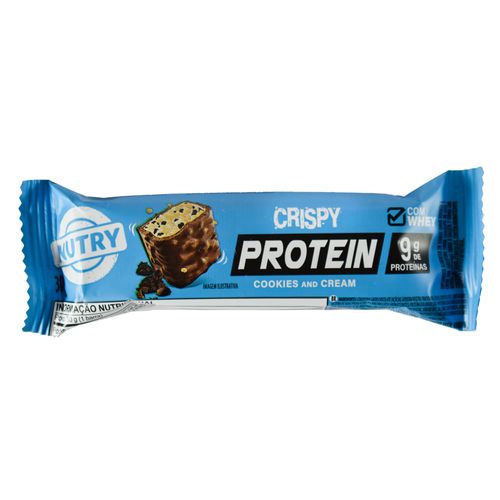 Cereal en barra Crispy Protein Cookies NUTRY 30 g