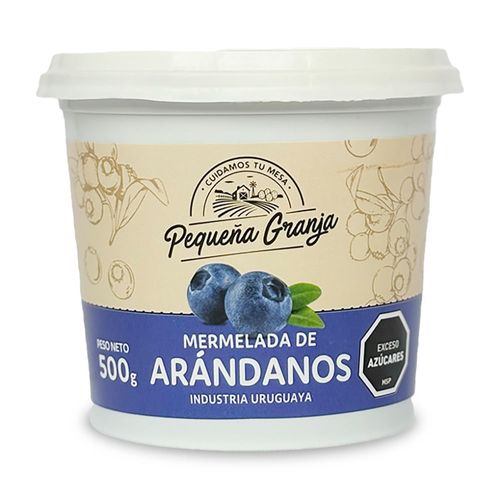 Mermelada de arándanos PEQUEÑA GRANJA 500 g