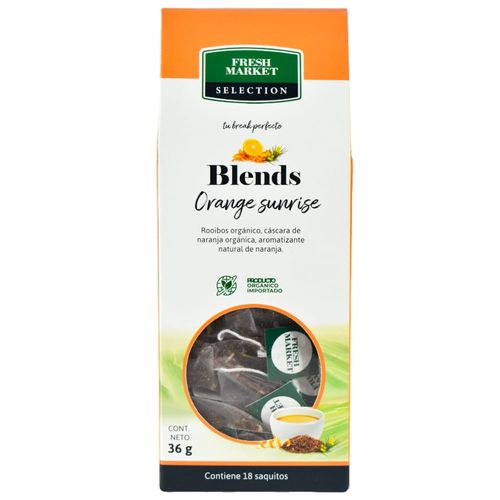 Té FRESH MARKET Selection Orange Surrise Roo 18 Sobres