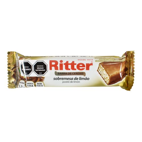 Barrita cereal RITTER limón con chocolate 25 g
