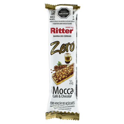 Barrita Cereal RITTER Sin Azúcar Café Chocolate Blanco 22 g