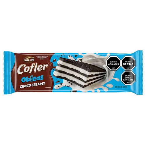 Obleas COFLER Rellenas de Vainilla 91 g