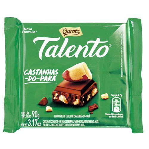 Chocolate GAROTO con castañas 100 g