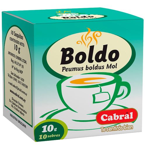 Té CABRAL Bboldo 10 un.