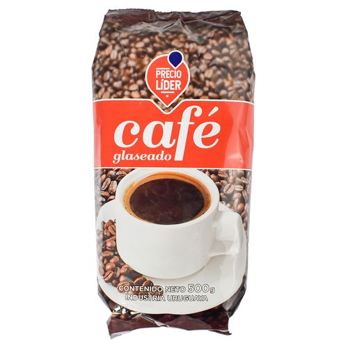 Café molido glaseado PRECIO LIDER 500 g