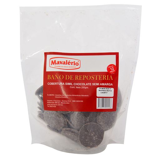 Cobertura Chocolate MAVALERIO Monedas 200 g