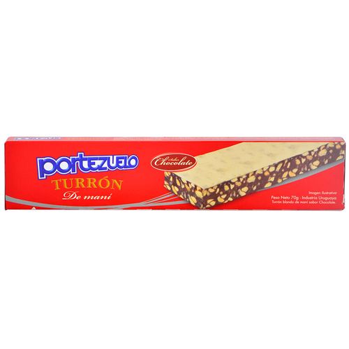 Turrón PORTEZUELO chocolate 70 g