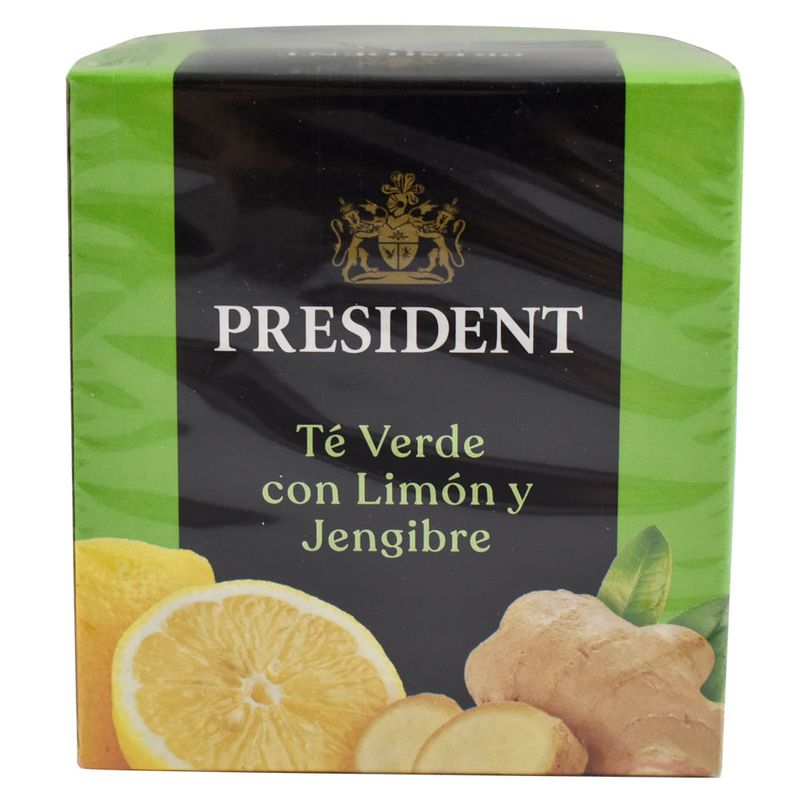 Te-PRESIDENT-verde-jengibre-limon-10-sobres-0