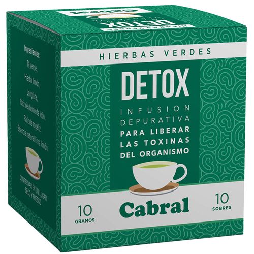 Té CABRAL detox 10 sobres