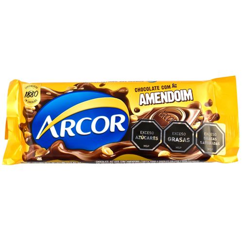 Chocolate ARCOR amendoim 80g